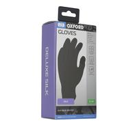 Inserti di guanti in seta OXFORD nero S/M
