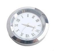 Inserti di ricambio per orologio al quarzo da 36 mm, 65 mm, con numeri arabi dorati su quadranti bianchi, per progetti di riparazione di orologi fai da te, compatibili con orologi al quarzo (B 36 mm)