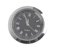 Inserti di ricambio per orologio al quarzo da 36 mm, 65 mm, con numeri arabi dorati su quadranti bianchi, per progetti di riparazione di orologi fai da te, compatibili con orologi al quarzo (D 36 mm)