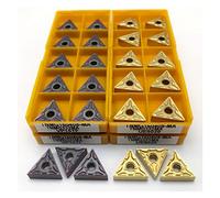 Inserti di Rotazione del carburo, TNMG160404 TNMG160408. Strumento di tornitura Esterno CNC. Inserti tornanti for Il tornio Turning Tool Holder Inserire la Sostituzione, 10 Pezzi/Confezione