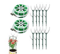 Inserti di supporto per piante, adattamento alle piante da giardino | Inserti a stelo singolo - strutture di supporto per piante rampicanti per verdure, pomodori, peonie, rose, ortensiea