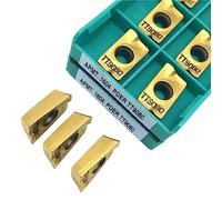 Inserti di tornitura, portautensili di tornitura, Carbide Turning Inserts Lathe Turning Tool Holder 10pcs Indexable Tool Milling Turning Tool CNC Metal Lathe Tools Cutting Turning