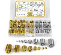 Inserti Filettati 124 Pezzi Autofilettanti Inserto Autofilettante Kit, Inserto Filettato M2 M3 M4 M5 M6 M8 M10 M12 Riparazione Elicoidale, Set Combinato per Riparazione Filetti