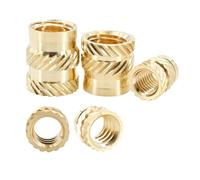 Inserti filettati a caldo, Inserti filettati metrici hot melt in ottone da 200 pezzi for stampa 3D M2-M6(M3x5x4.5)