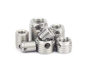Inserti filettati a triplo foro in acciaio inossidabile M3-M16, boccole autofilettanti for riparazione e rinforzo della filettatura(308Style,M4 (10Pcs))