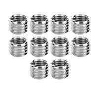 Inserti Filettati da 10 Pezzi, Inserto di Riparazione Filettato per Dado Riduttore in Acciaio Inossidabile per Tagliare Filetti con Dado Riduttore Filettatura Interna M6x1,0mm,