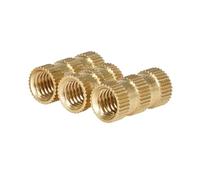 Inserti filettati Dadi zigrinati, Dadi con inserti hot melt in ottone for la stampa di filetti M2-M10, lunghezza 3-20 mm, 30 pezzi(Length 9mm,M6(OD8mm) 20Pcs)