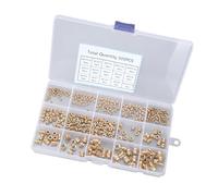 Inserti filettati in ottone multiuso da 335/360 da M2 a per stabilità nell ' uso prolungato in plastica e articoli per stampa 3D Inserti filettati in ottone