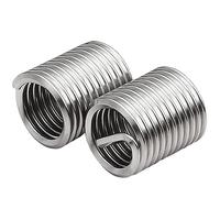 Inserti filettati interni per filo elicoidale M2 x 0,4 mm x 2,5D, viti elicoidali a spirale, acciaio inossidabile 304, metrico, 120 pezzi