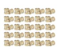 Inserti filettati M4x6x6mm ottone per montaggio a caldo, 50pz