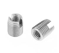 Inserti Filettati M4x8mm, Metallo, Autofilettanti, 20 Pezzi, per Legno e Metallo, Riparazione Elicoidale