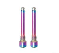 Inserti filettati per freno a disco per SRAM -Avid, set di bulloni in lega con strumento esagonale da 3 mm, coppia 2-4 N·m, argento/oro/colorato, confezione da 2 (colorati)