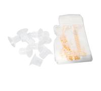 Inserti Flangia in Silicone per Tiralatte da 19/21/24 Mm con Sacca per il Latte da 250 Ml