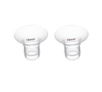 Inserti flangiati da 19 mm, 2 pezzi, compatibili con Momcozy S12 Pro/S9 Pro/S12/S9 indossabile coppa tiralatte, adatti per Medela/Spectra/Elvie/Willow/TSRETE scudi/flange da 24 mm, riducono il tunnel