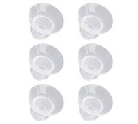 Inserti Flangiati in Silicone Liquido da 24 mm, Confezione da 6 per Tiralatte Portatili e Indossabili, Accessori Universali Compatibili con Modelli Standard (24 mm)