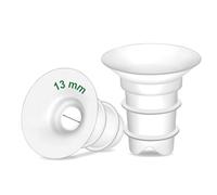 Inserti flangiati Maymom da 13 mm (Long Plus) compatibili con flange Freemie da 25 mm; compatibili con flangia Medela PersonalFit da 24 mm, flangia Spectra da 24 mm, Momcozy S9 Pro/S12 Pro, 2 pezzi