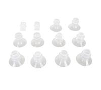 Inserti Flangiati per Tiralatte in Silicone Morbido, Flangia Indossabile da 10 Pezzi con Valvola a Becco D'anatra 13mm 15mm 17mm 19mm 21mm per un Pompaggio più Confortevole