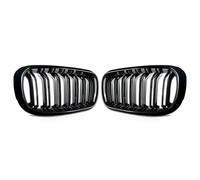 Inserti Griglia Anteriore Per BMW F15 F16 Per X5 Per X6 F85 F86 X5M X6M 2014-2017 1 Paio Di Griglie Anteriori A Doppio Rene, Nero Lucido, Parte Di Ricambio