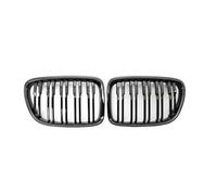Inserti Griglia Anteriore Per BMW Per X1 E84 2010-2015 Griglie Anteriori A Doppio Rene Per Auto Griglia Da Per Corsa Doppia Linea Stecca Stile Automatico