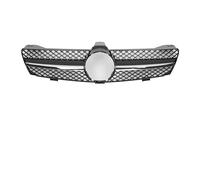 Inserti Griglia Anteriore Rete Anteriore Cromato Nero Diamanti Stile Griglia Paraurti Per Per Il Benz Per CLS-Class Per W219 Per CLS350 Per CLS500 2005-2008(AMG-Chrome Black)