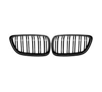 Inserti Griglia Anteriore Rete Per BMW Per La Serie 2 Per F22 Per F23 Per F87 Per M2 Auto Paraurti Anteriore Griglie Rene Racing Grill Doppia Stecca Griglia Gloss Nero 2014-2018 Griglie Paraurti
