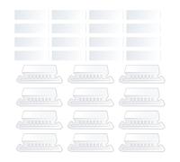 Inserti in 100 Pezzi Sospese per Cartelle Trasparente Pvc
