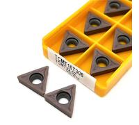 Inserti in carburo, 10 pezzi TCMT16T304 TCMT16T308 MA VP15TF UE6020 US735 Inserto in metallo duro TCMT Utensile for tornitura Fresatura interna 16T304(Tcmt16t308 Vp15tf)