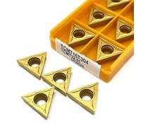 Inserti in carburo, 10 pezzi TCMT16T304 TCMT16T308 MA VP15TF UE6020 US735 Inserto in metallo duro TCMT Utensile for tornitura Fresatura interna 16T304(Tcmt16t304 Ue6020)