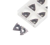Inserti in carburo CNC, 10 pezzi, inserti filettati 16ER/IR 22ER/IR 1,5TR 2TR 2. 3TR 4TR 6TR filettatura trapezoidale per tornio (16IR YZ5018, passo 3TR)
