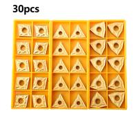 Inserti in carburo di precisione set 30 pezzi CNMG431 WNMG431 TNMG331 per utensi