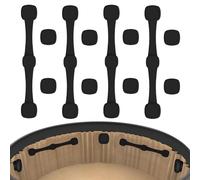 Inserti in carta da forno per friggitrice ad aria calda - 4 pezzi clip per friggitrici di carta - impedisce bruciare utensili da cucina per dormitorio appartamento campeggio