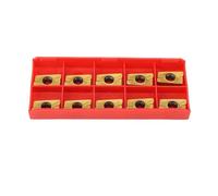 Inserti in Metallo Duro, Inserti per Fresatura APMT1604 10PCS Inserti per Tornio in Metallo Duro Cementato Durezza 15-50HRC per Acciaio Acciaio Inossidabile