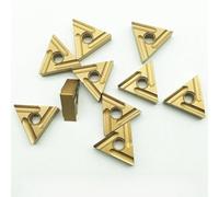 Inserti in metallo duro TNMG160404L-S per tornio CNC, confezione da 10 pezzi, compatibili P/M/K, temprati sotto vuoto, taglio ridotto