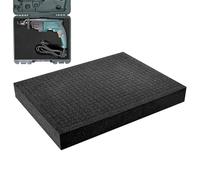 Inserti in schiuma - Custodia in schiuma | Pu Pluck Pick Cushion Sheets, High Density Case Padding, Tool Organizer Layer, Soft Protective Storage Panel for Camera Binoculular Collectible Transport