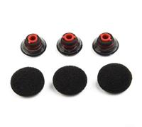 Inserti in schiuma di silicone per cuffie Plantronics Voyager 5200 5220, progettati per installazione e rimozione ripetibili (3 pezzi da 16 mm)