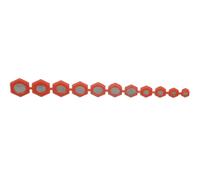Inserti Magnetici Per Chiavi A Bussola Laser 11 Pezzi 7932