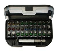 Inserti misti 25 mm cromato 31 pz Giallo-nero