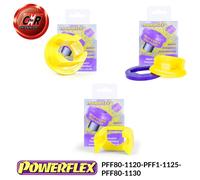 Inserti Motore + Cambio Powerflex Basso Posteriore Per Abarth Grande Punto 05-09