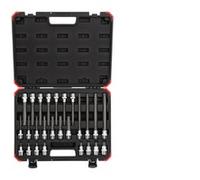 inserti per cacciavite rossi 1/2" XZN, chiave combinata Nero/Rosso