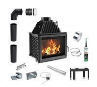 Inserti per caminetti in ghisa KRATKI ZUZIA 15 kW Ekoprojekt Accessori montaggio