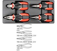 Inserti per cassetti YATO con pinze, 4 pezzi. YT-5534