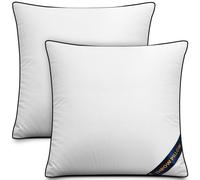 Inserti per cuscini decorativi Utopia Bedding (confezione da 2 bianchi), 16 x 16 pollici, per divano letto, federa per cuscino, imbottitura