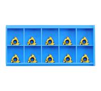 Inserti per Filettatura Esterna 11IR A60, in Carburo di Tungsteno per Filettatura CNC su Acciaio e Ghisa,10 Pezzi