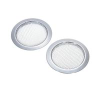 Inserti per fori sonori schermati argentati per chitarre Dobro Resonator Guitar Sigar Box