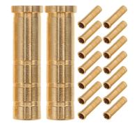 Inserti per frecce in rame da 24 pezzi, connettore in ottone avvitabile,