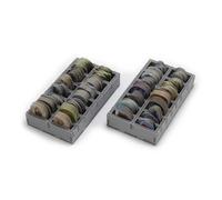 Inserti per giochi spaziali piegati Kit gettoni scatola organizer per giochi di