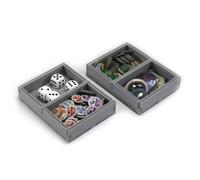 Inserti per giochi spaziali piegati Kit scatola organizer per giochi di espansio