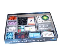 Inserti per giochi spaziali piegati per l'organizzatore di stoccaggio del gioco