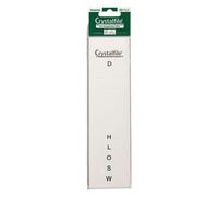 Inserti per linguette con indice Crystalfile AZ Cartone resistente con bordo qua