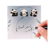 Inserti per note appiccicose - Cartoon panda bordati appiccicosi | Super Sticking Power | GRAND PAD COLORUFE MEMO per l'ufficio | Note di servizio rimovibili Supplies in classe per una nota che prende